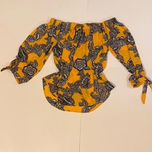 Express Yellow Blouse
